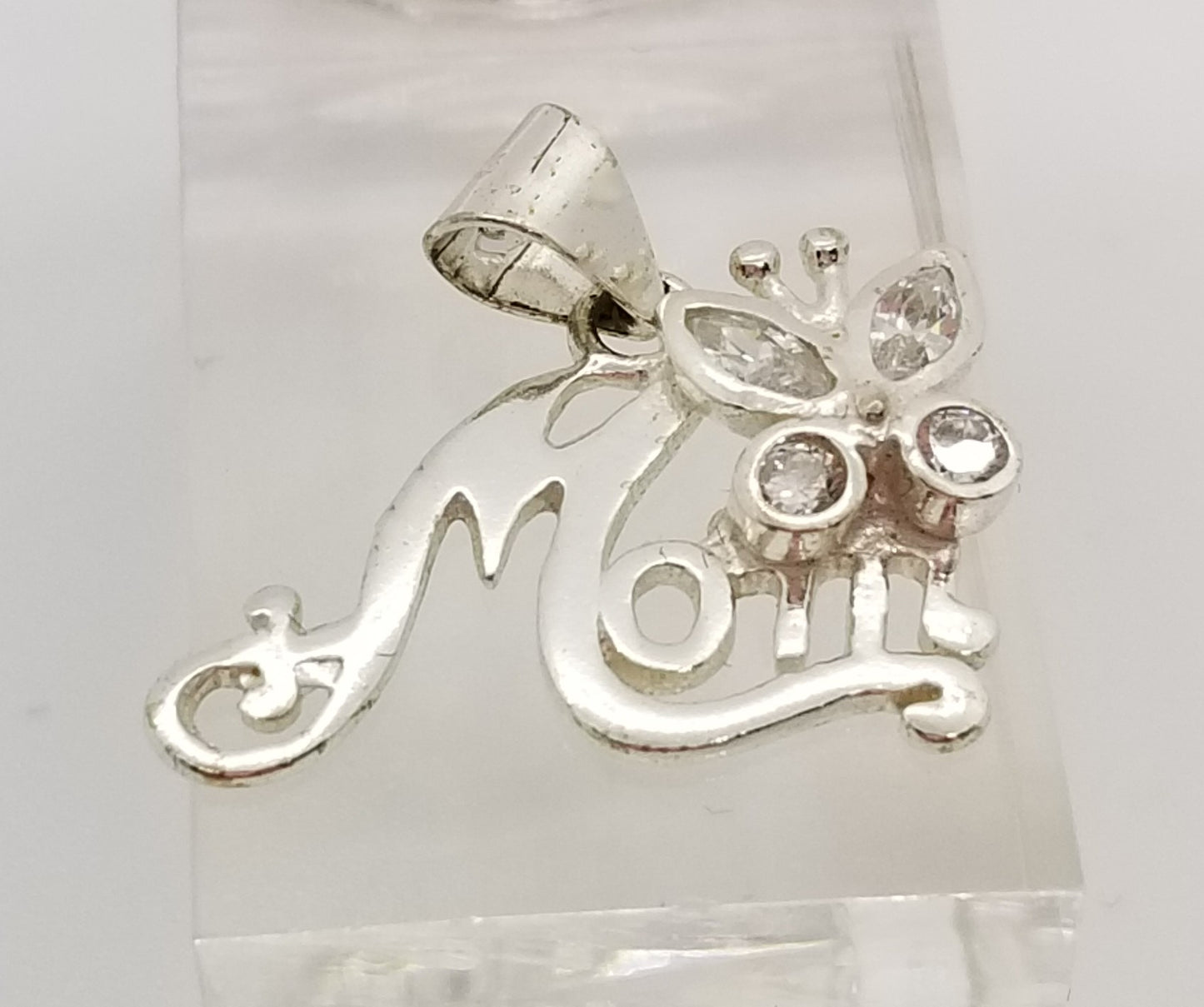 Rousseau 925 sterling silver MOM pendant
