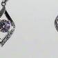 Bria Kate Premier Cubic Zircona Dangle Silver Earrings