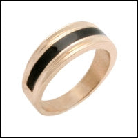 "Black Band" Registered Nurse Ring