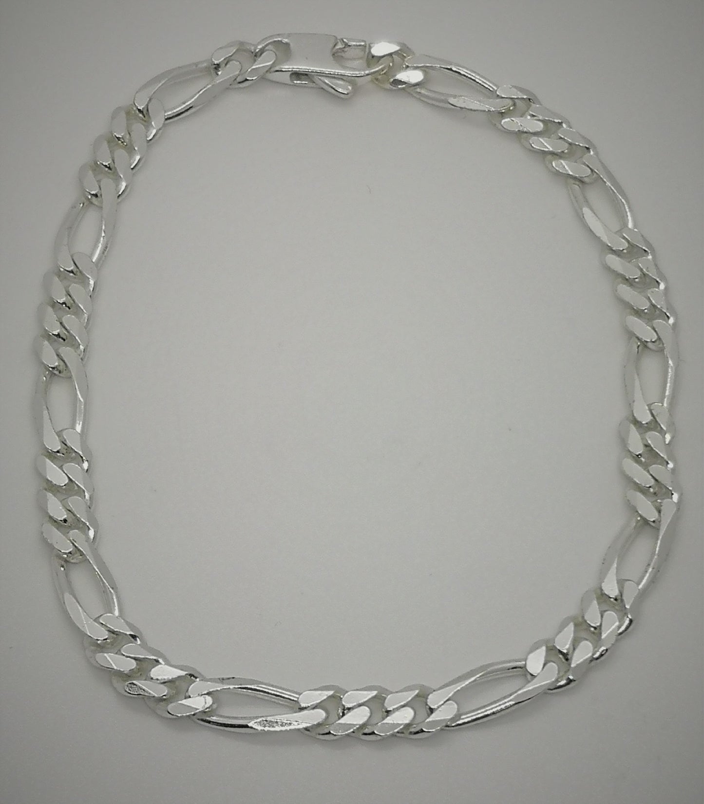 Sterling silver Figaro bracelet