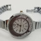 Silver base metal fashion watch with rhinestones in bezel